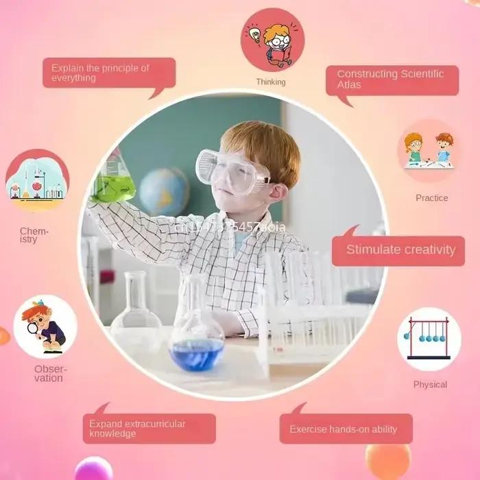 Jouets Montessori de laboratoire scientifique pour enfants