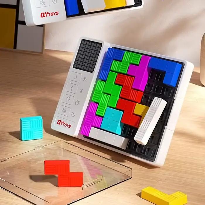 QiYI Smart Klotsk Puzzle logique cerveau Teaser série Huarong route jeu de société début éducatif éclairant jouets enfants cadeau