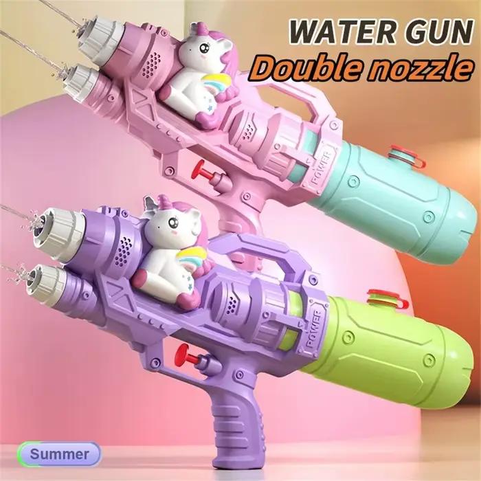 Dinosaures canards requins double arroseurs pistolet à eau jouets combattes d'eau réunions de famille jeux de fête