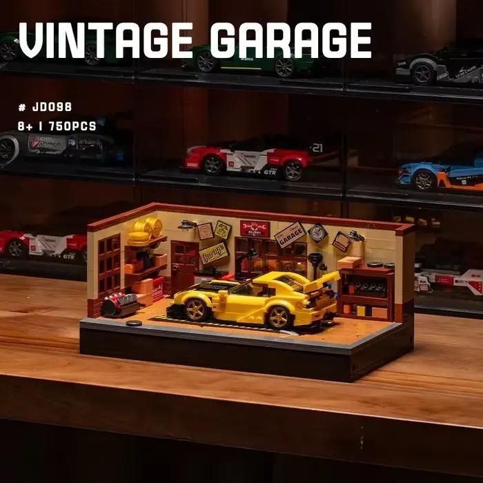 MOC City – blocs de Construction de Garage Vintage