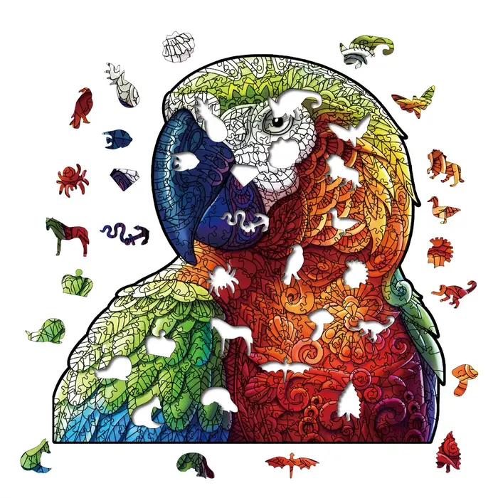 Hibou en bois Animal Puzzle bricolage artisanat cerveau formateur Puzzles jeu pour enfants adulte éducatif
