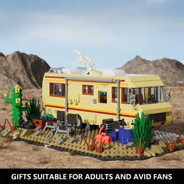 Blocs de construction de modèle de voiture de Bus de camping-car d'aventure de Breaking Bad RV technique adaptés au