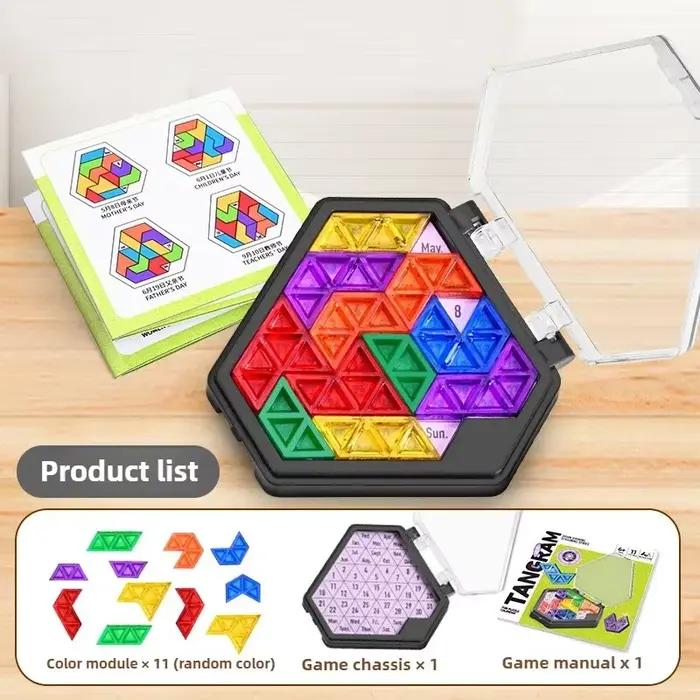 Calendrier Puzzle jeu de société jeu de poche Mini jouets Montessori école éducation apprentissage jeu de logique Sudoku