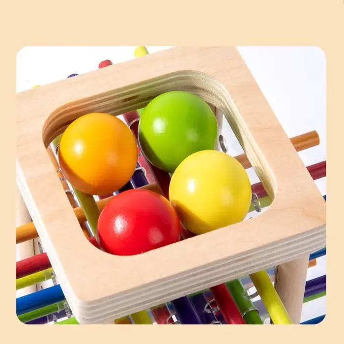 Jeu de dés éducatifs et bâtonnets en bois interactif pour enfants âgés de 3 à 12 ans, stimulant la pensée stratégique et la prise de décision rapide, idéal pour les occasions spéciales et le développement social