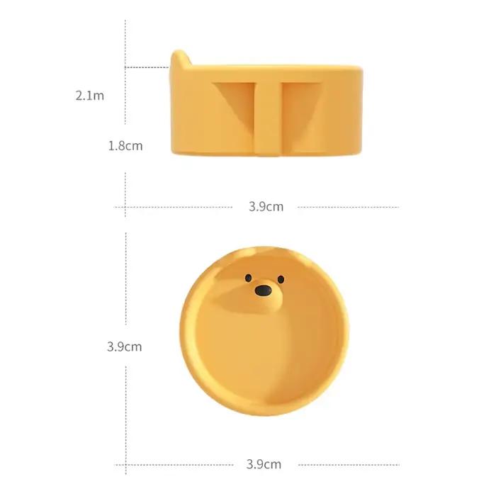 5 pièces bébé Protection de sécurité prise housse de Protection mignon dessin animé enfants Silicone