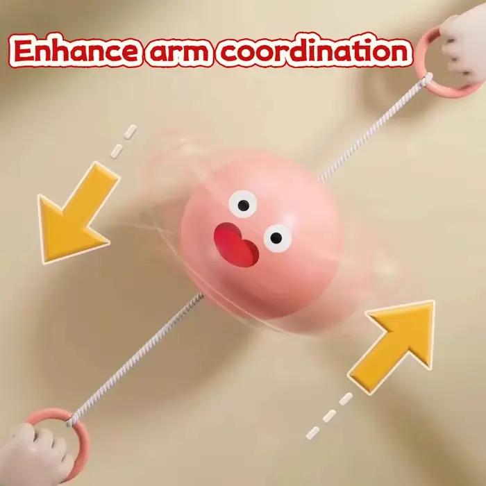 Boule de sifflement lumineuse en gris clair, jouet créatif et anti-stress pour adolescents et adultes, cadeau original pour fêtes et anniversaires
