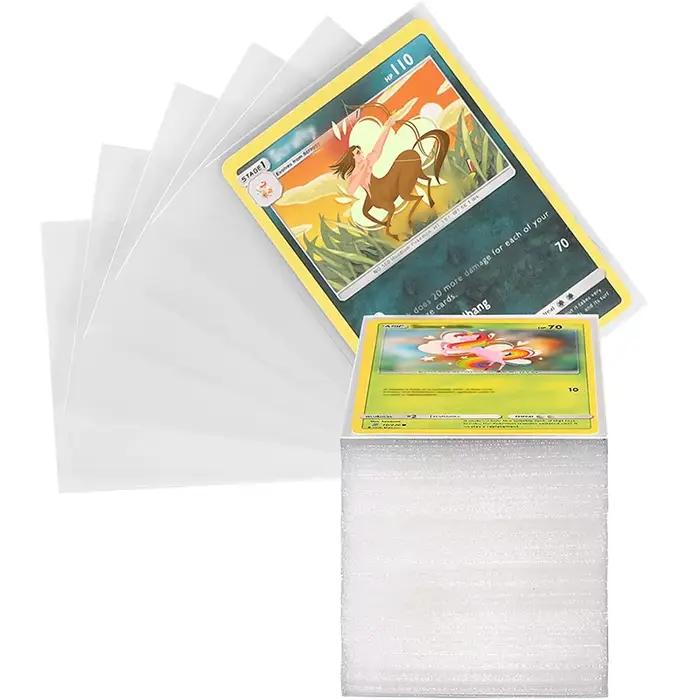 100 pièces manchons de cartes cartes de protection jouet jeu Transparent VMAX support de boîtier dos