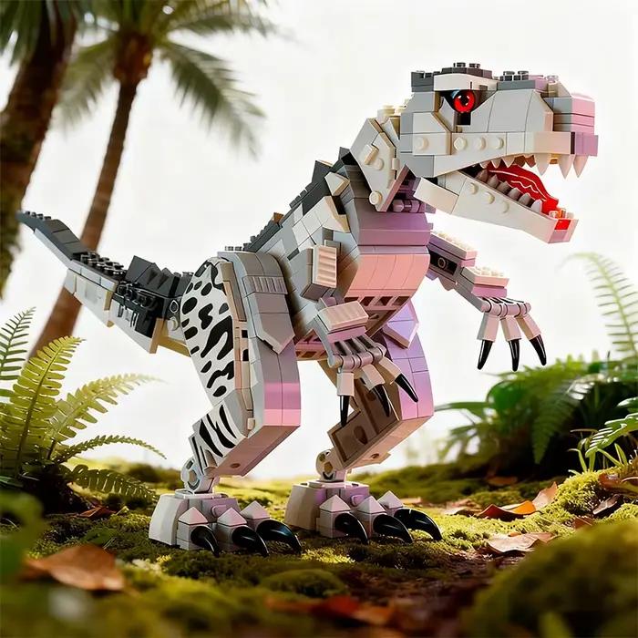 Blocs de Construction de dinosaures préhistoriques, ensemble de Construction d'animaux, modèle T Rex, jouets éducatifs, cadeau de noël pour garçons et enfants