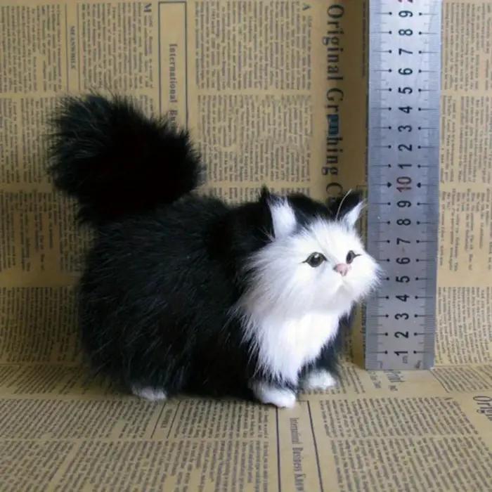 Jouets en peluche de chat de Simulation mignon
