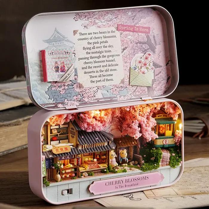 Maisons de course en bois bricolage pour filles