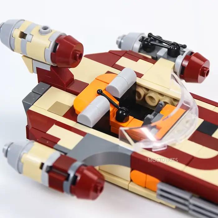Star Battle 300 pièces Luke'sre X-34 SoroiSuublstf Landspeeder blocs de construction jouet éducatif améliorer la créativité des enfants cadeau d'anniversaire