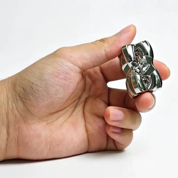 Casse-têtes métalliques magiques difficiles puzzle 3d pour adultes enfants défis intelligence entraînement patience logique occasions familiales cadeaux festifs