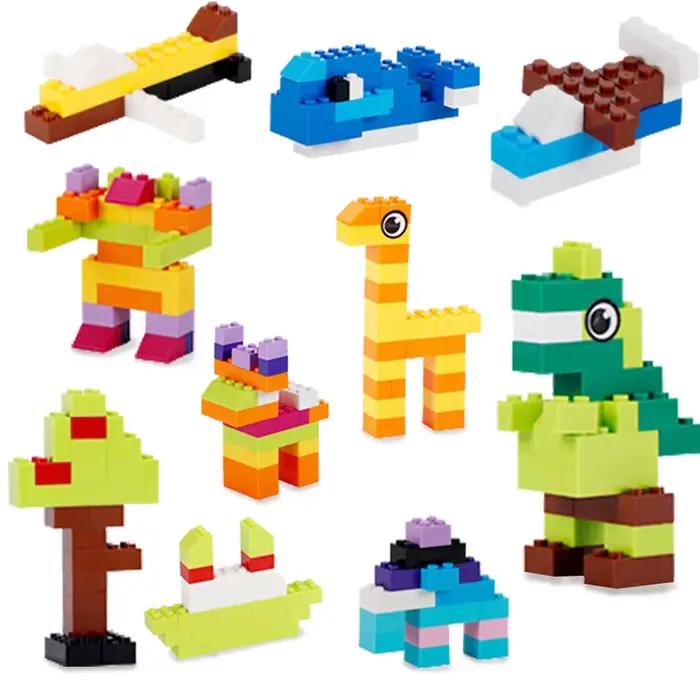 Blocs de construction créatifs en vrac pour enfants 1000 pièces construction bricolage jouets éducatifs pour développer la créativité et la pensée spatiale occaions spéciales enfants adolescents jouets en plastique ABS compatibles avec LEGO