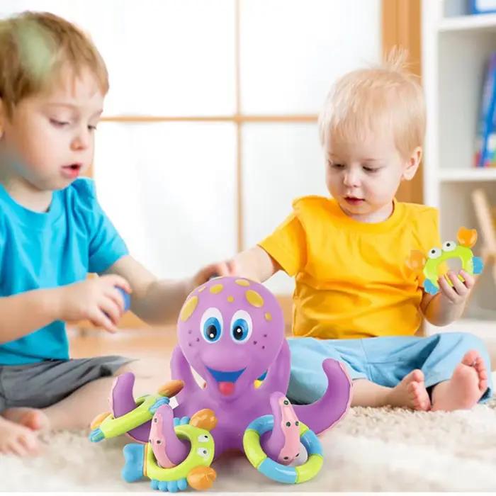 Jouets de bain de poulpe pour bébés et tout-petits