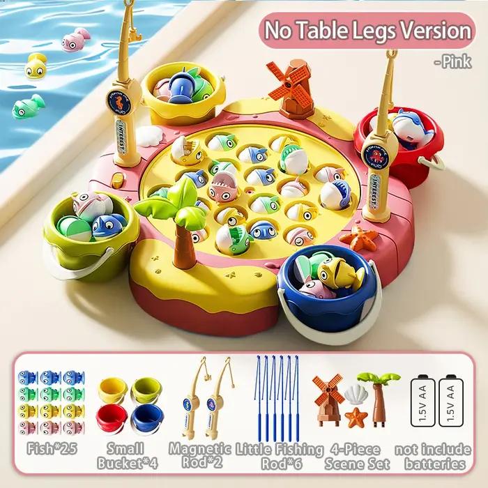 Jouet de pêche magnétique éducatif pour enfants développement motricité fine concentration jeu coopératif occasions spéciales anniversaire noël
