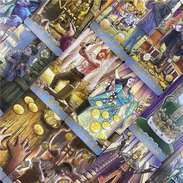 Jeu de société de tarot Gregory Scott, version anglaise, classique, pour oracle