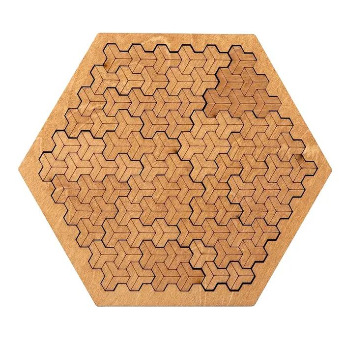 Puzzle Impossible en bois IQ pour adultes