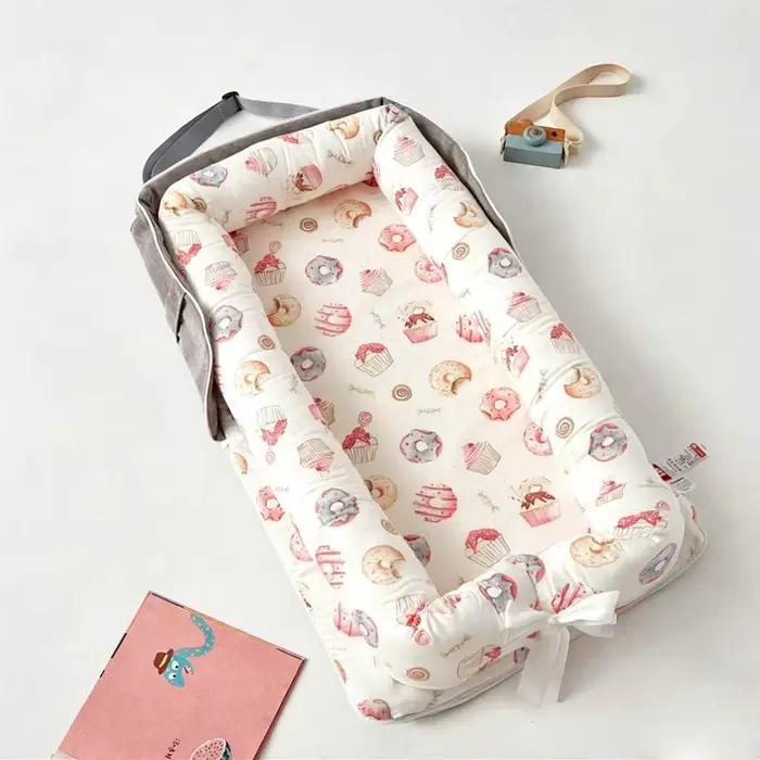 Nouveau berceau de voyage pliable pour bébé, lit d'appoint avec sac de transport pour nouveau-nés, l