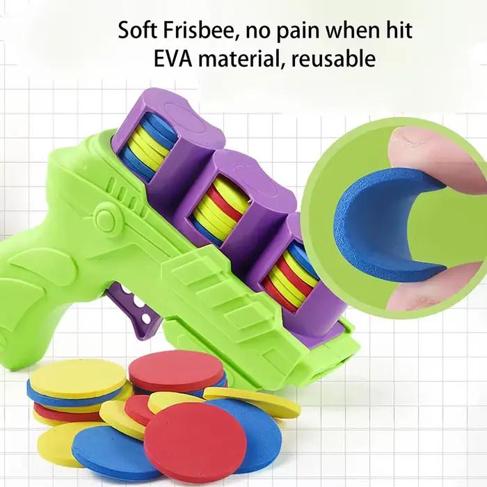 Enfants soucoupe volante pistolets carotte disque volant lanceur jouet pistolet radis