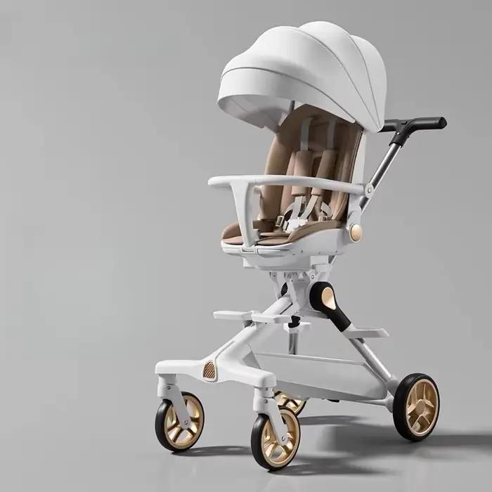 Poussette haute vue légère pour bébé