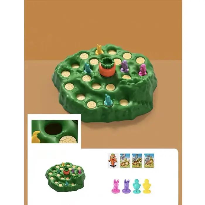 Jeu de société interactif Montessori Éducatif pour enfants : Piège à lapin de campagne