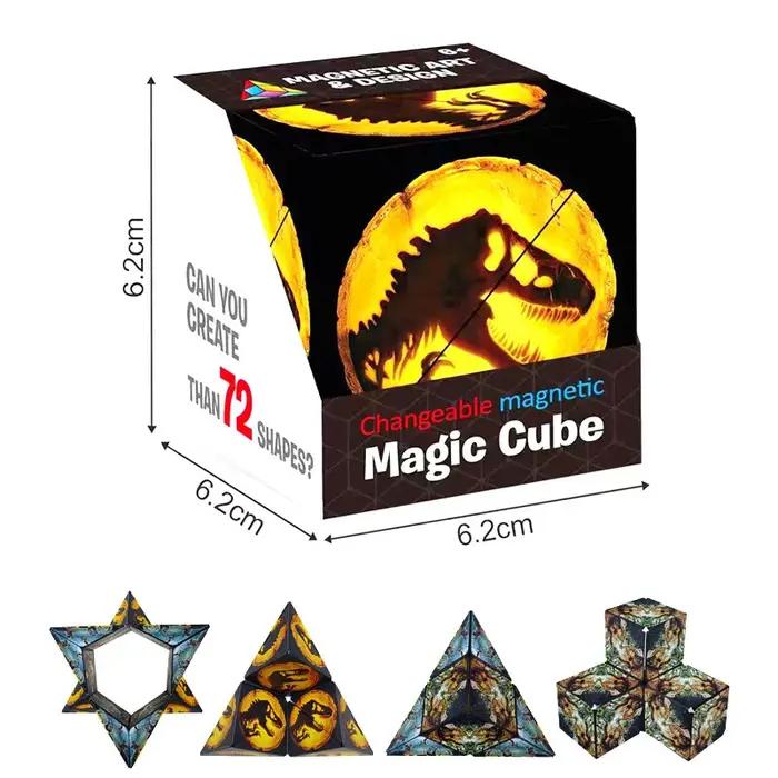 Carré magique magnétique modifiable de rêve 3D, jeu de Puzzle à géométrie infinie, jouet anti-stress, cadeau d'anniversaire pour enfants