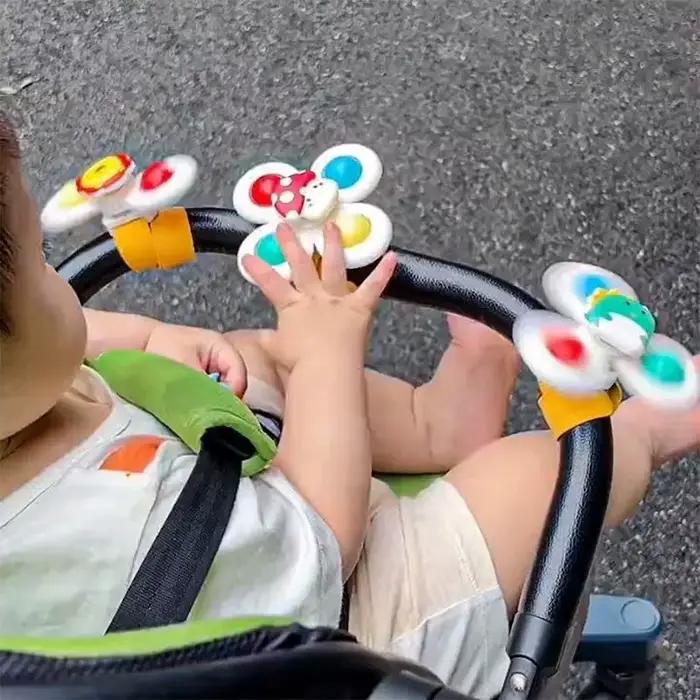 Jouets rotatifs à ventouse pour bébé