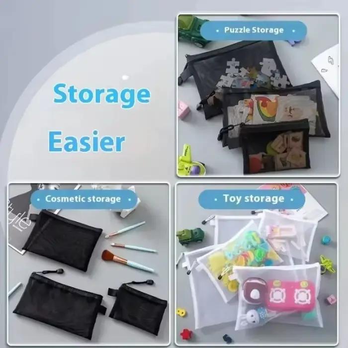 Nouveau sac de rangement de Puzzle blocs de construction pour enfants petits jouets sacs de tri spéciaux