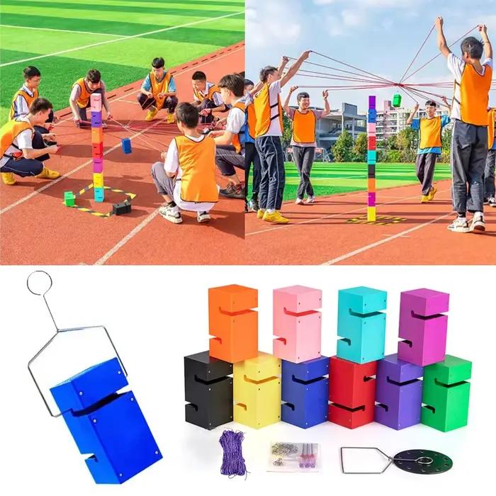 Jeu de Construction d'Équipe de Style Tour pour Adulte et Enfant