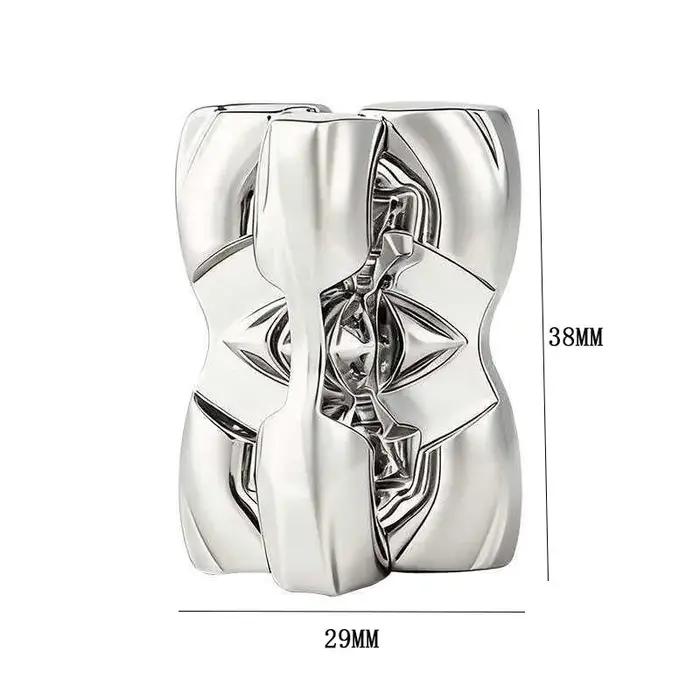 Casse-têtes métalliques magiques difficiles puzzle 3d pour adultes enfants défis intelligence entraînement patience logique occasions familiales cadeaux festifs