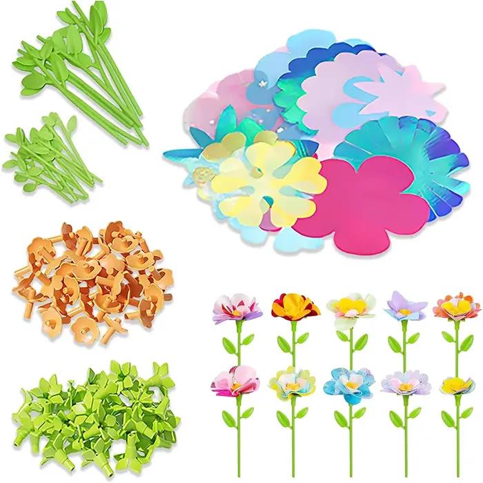 Bouquets de fleurs en tissu, jouets, Kits artisanaux de bricolage, jouets pour enfants, marché de fl