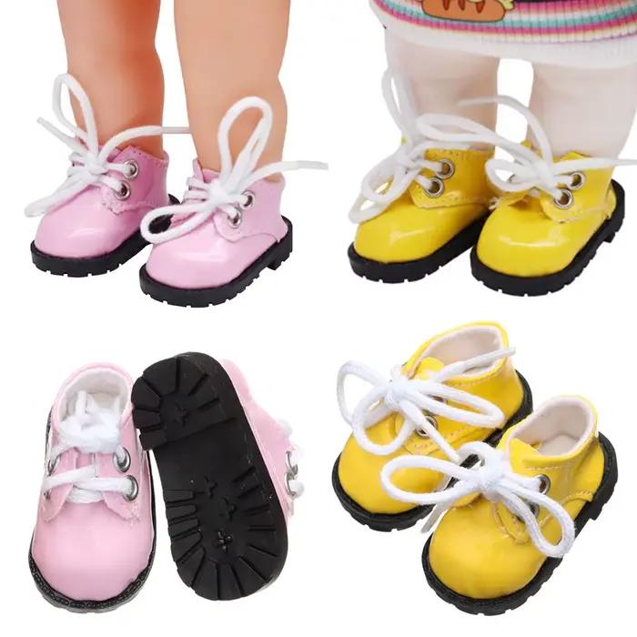 Chaussures en tissu brillant pour poupées 1/12ème échelle accessoires de mode pour filles occasions spéciales 7 couleurs disponibles