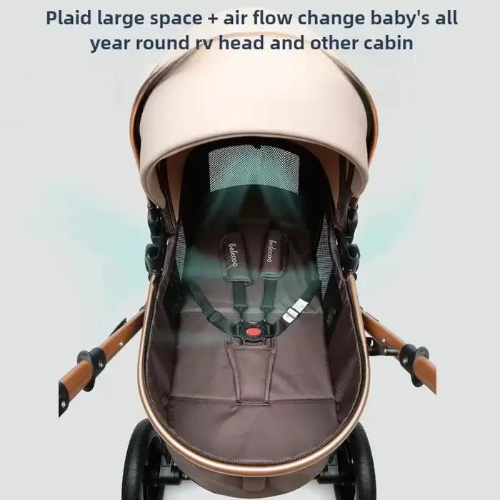 Poussette de luxe 3-en-1 Horizon avec siège auto réversible