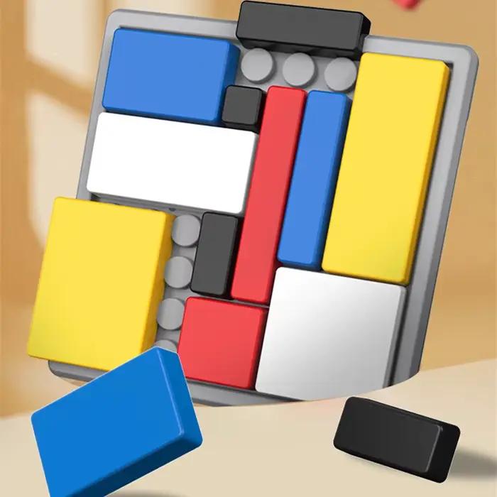Jouets éducatifs pour enfants, puzzle, blocs géométriques, jeu de société Sudoku, 80 défis, jeu de formation à la pensée logique Montessori