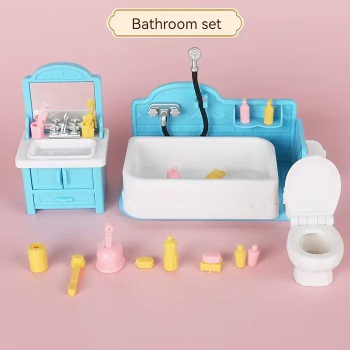 Maison de jeu simulée pour enfants, mini jouet, ornements