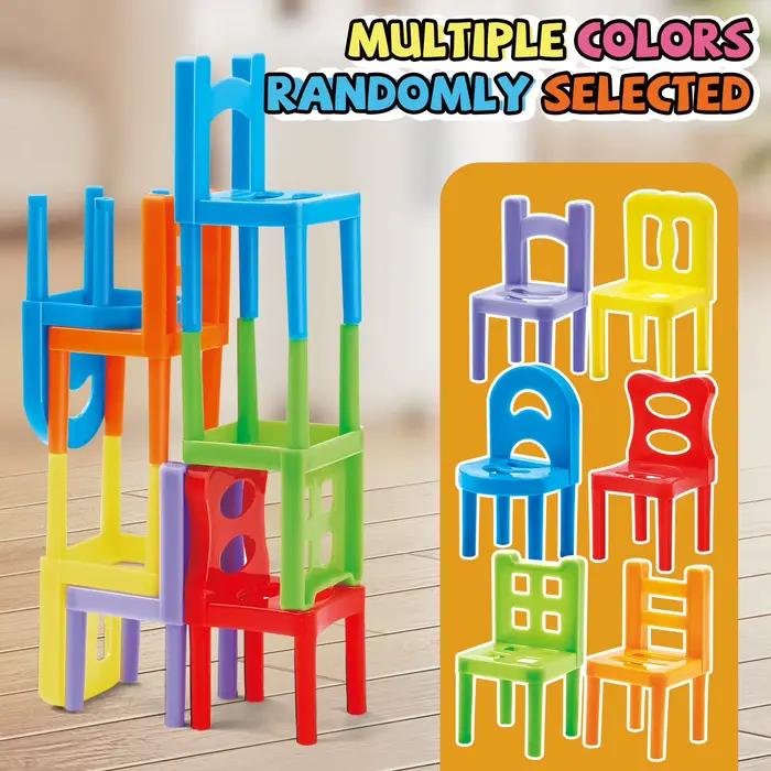 Jouets éducatifs, ensemble de jouets empilables pour chaises, blocs de construction, chaises empilab