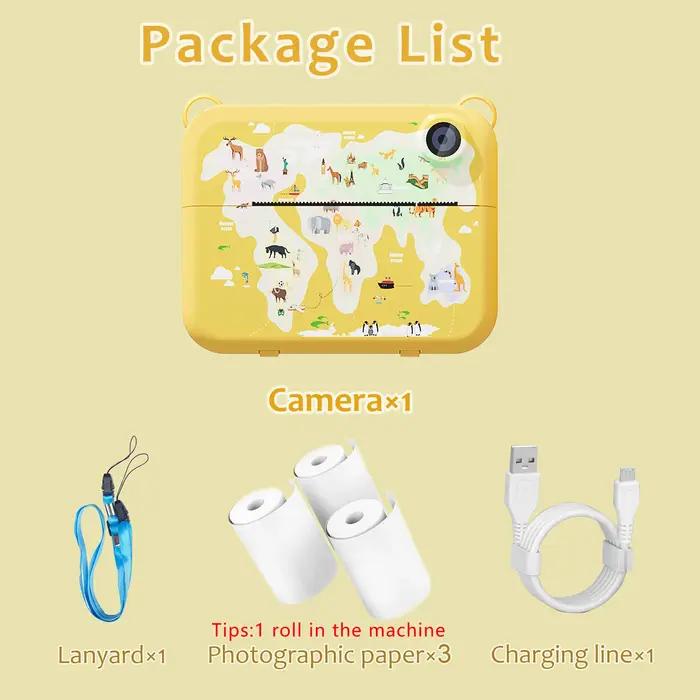Appareil photo pour enfants à impression instantanée