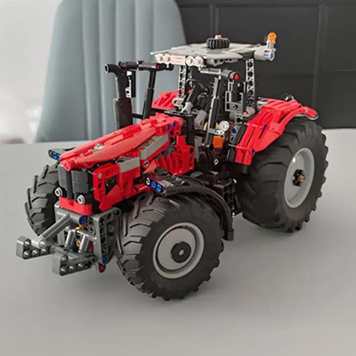 Ensemble de 1137 pièces de construction MOC Massey Ferguson Tracteur pour enfants occasion spéciale cadeau éducatif DIY