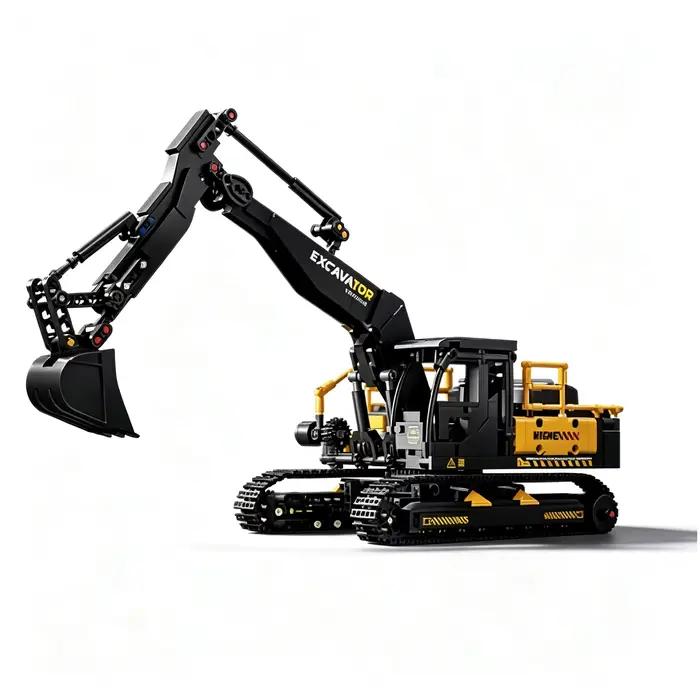 Modèles de véhicules de construction urbaine excavatrices blocs de construction MOC voitures d'ingénierie technique camions briques jouets pour grands enfants et adultes occassions spéciales