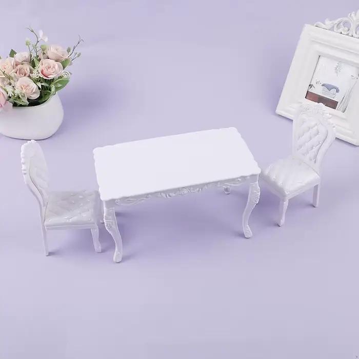 Table à manger et chaise de bureau d'ordinateur pour décor de maison de beurre, meubles de cuisine,