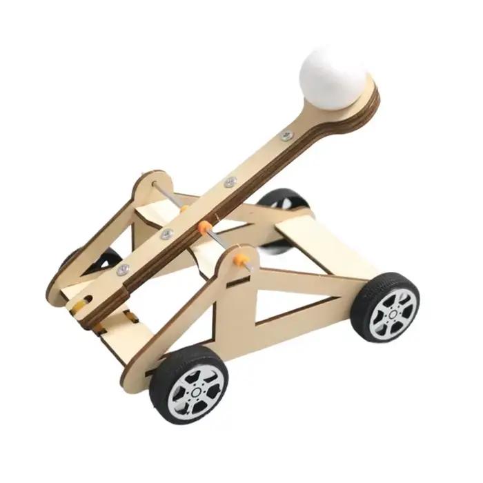 Kit d'expérimentation scientifique DIY : Jouet catapulte à construire soi-même