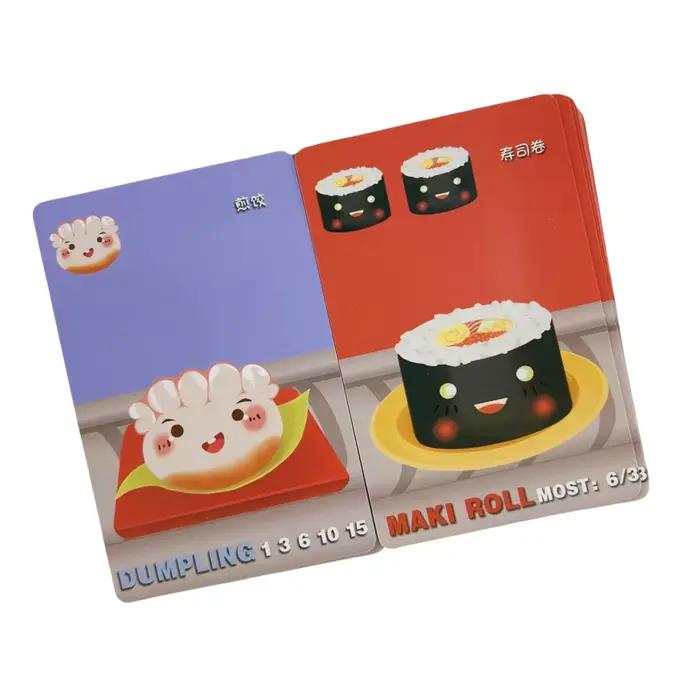 Jeu de cartes Sushi Go pick and pass pour adultes jeu de société familial amusant occaions spéciales fêtes famille amis