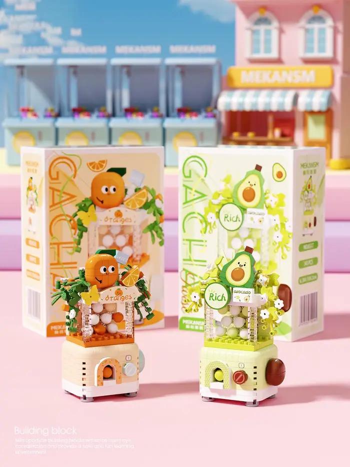 Blocs de construction DIY Scène de rue aux fruits