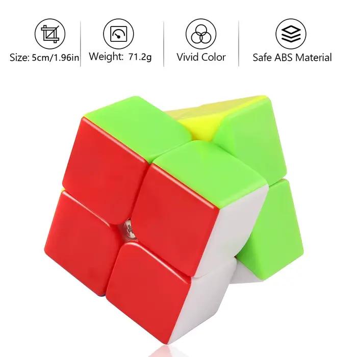 Cube de puzzle SENGSO Speed 2X2 3x3 4X4 5X5 Pyramide résolution de problèmes en plastique multicolore pour tous les âges occasions spéciales et éducation