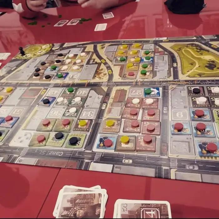 Jeu de Société Chinatown pour 2 à 6 Joueurs, Jeu de Stratégie Commerciale pour Fêtes et Jeux de Société Familiaux