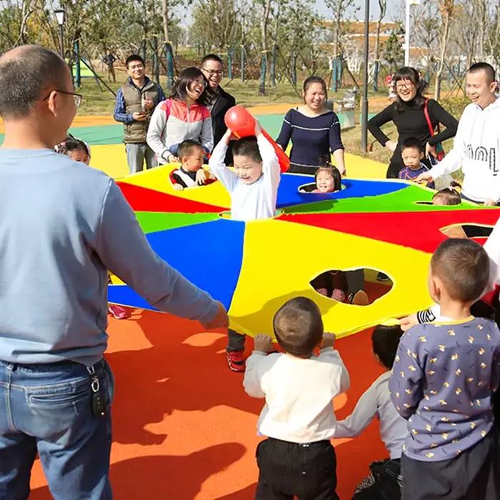 Jeu de taupe en plein air arc-en-ciel robuste en tissu pour enfants et adolescents activité extérieure magique et éducative