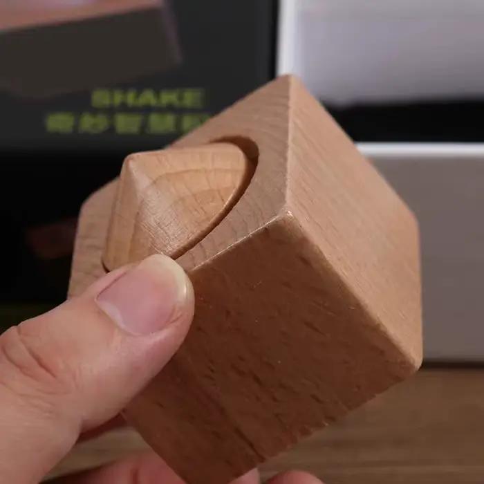 Blocs en bois uniques imposibles de Muddy Puddles pour adultes et adolescents puzzle 3D tours de magie occasions spéciales constructions sculpturales défis mentaux collaboration famille amitié