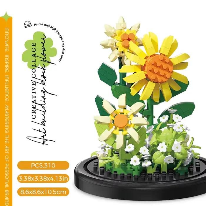 Bouquet de blocs de construction de micro-particules pour enfants