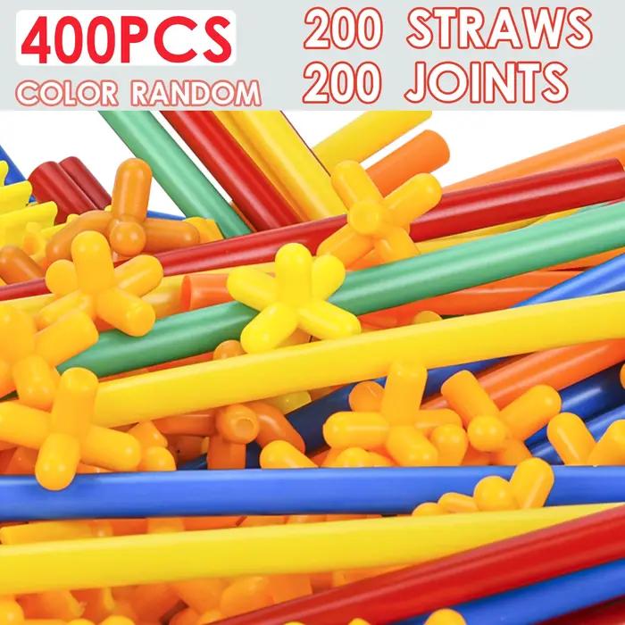 Yiqu paille douce magique bâton intelligent bloc de Construction Puzzle