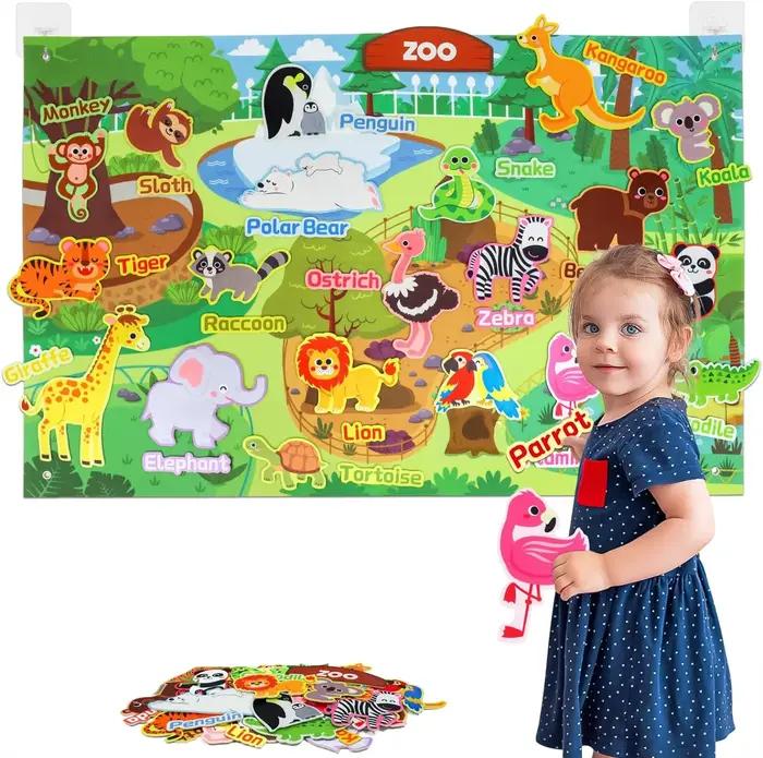 Planche en feutre Montessori, ensemble d'histoires, jouets pour activités d'apprentissage préscolaire, jouets de planche, décorations de fête de Cognition scientifique sur l'espace
